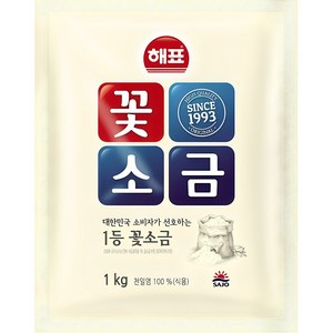 해표 꽃소금, 1kg, 1개