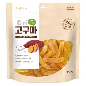 굿데이 조이펫 강아지 리얼 순 건조간식, 고구마, 600g, 1개