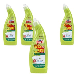 홈스타 락스와세제 허벌 시트러스, 750ml, 4개