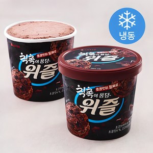 롯데웰푸드 위즐 칙촉 아이스크림 (냉동), 660ml, 2개