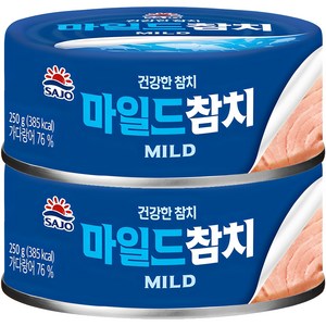 사조 마일드 참치, 250g, 2개