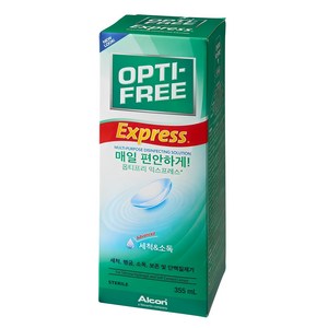 옵티프리 익스프레스 렌즈 세정액, 355ml, 1개