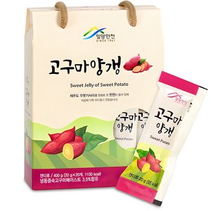 밀양한천 고구마양갱, 400g, 1개