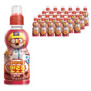 팔도 뽀로로 음료 페트 235ml, 24개