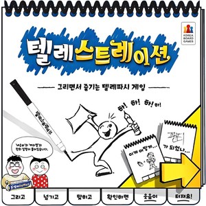 코리아보드게임즈 텔레스트레이션 보드게임, 혼합색상, 1개