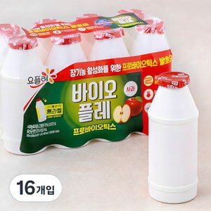 요플레 바이오플레 사과, 130ml, 16개입