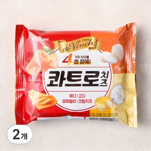 남양유업 콰트로 치즈 12매입, 204g, 2개