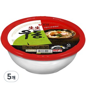 생생우동 면 컵, 276g, 5개