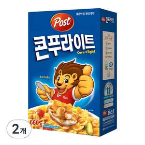 포스트 콘푸라이트 시리얼, 660g, 2개