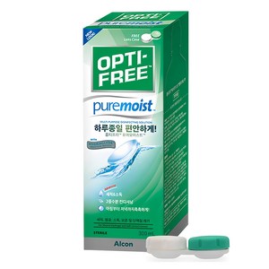 옵티프리 퓨어모이스트 렌즈세정액 + 렌즈케이스, 300ml, 1개