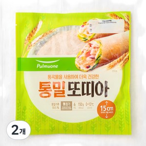 풀무원 통밀 또띠아, 150g, 2개