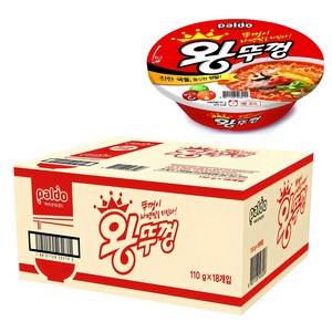 왕뚜껑 컵라면 110g, 18개