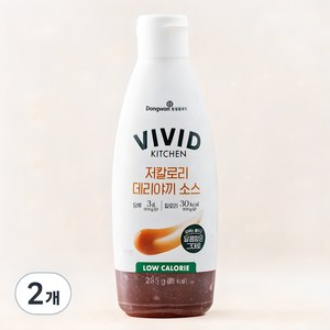 비비드키친 저칼로리 데리야끼 소스, 285g, 2개