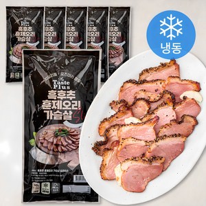 GAMI 중국산 흑후추 훈제오리 가슴살 슬라이스 (냉동), 160g, 6개