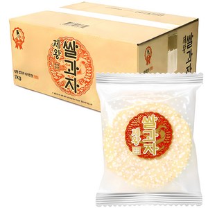 제왕 쌀과자 바삭한맛 원형, 1kg, 1개