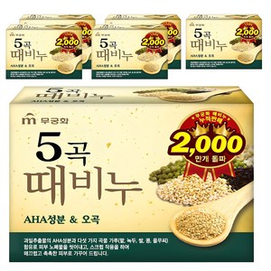 무궁화 오곡때비누, 90g, 6개