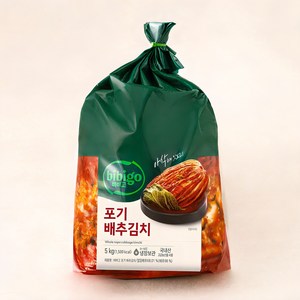 비비고 포기 배추김치, 5kg, 1개