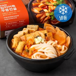 프레시지 푸짐한 김치어묵 우동전골 밀키트 2~3인분 (냉동), 1.49kg, 1개