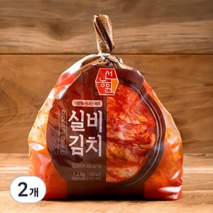 선농원 실비김치, 1.2kg, 2개