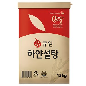 큐원 하얀 설탕, 15kg, 1개