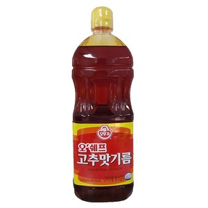 오뚜기 오쉐프 고추맛기름, 1개, 1.5L