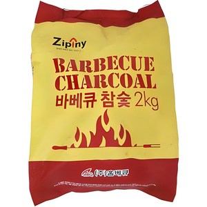 지피니 바베큐참숯, 2kg, 1개