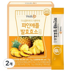 웰업 파인애플 발효효소, 90g, 2개