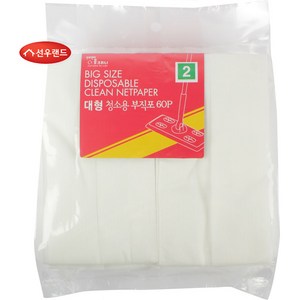 선우랜드 프리미엄 정전기 청소포 60매, 1개