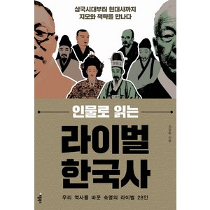 인물로 읽는라이벌 한국사:우리 역사를 바꾼 숙명의 라이벌 28인, 애플북스, 김갑동 저