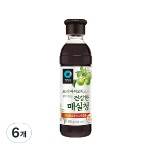 청정원 매실청 650g, 6개