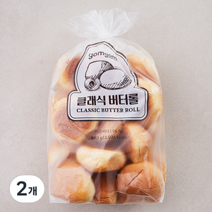 곰곰 클래식 버터롤, 540g, 2개