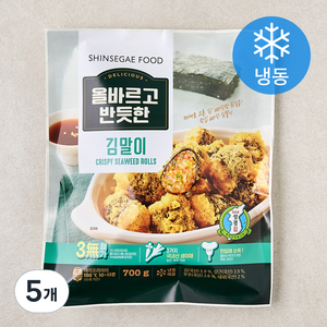 올바르고 반듯한 김말이 (냉동), 700g, 5개