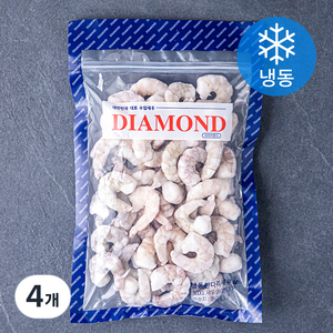 DIAMOND 생새우살 (냉동), 4개, 500g(31~50)