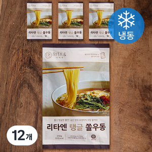 리타엔 탱글 쫄우동 (냉동), 256g, 12개