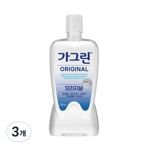 가그린 오리지널 구강청결제, 1.2L, 3개