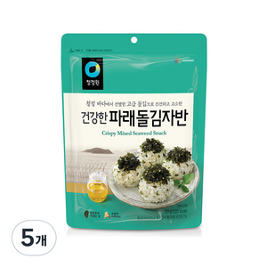 청정원 파래돌김자반, 50g, 5개