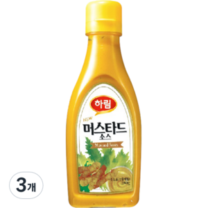 하림 뉴 머스타드 소스, 280g, 3개