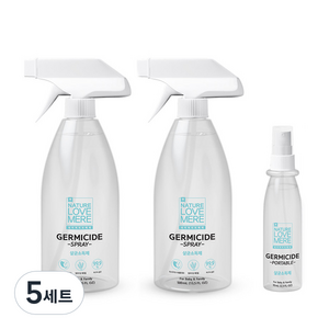 네이쳐러브메레 뿌리는 살균소독제 500ml x 2p + 휴대용 70ml, 5세트