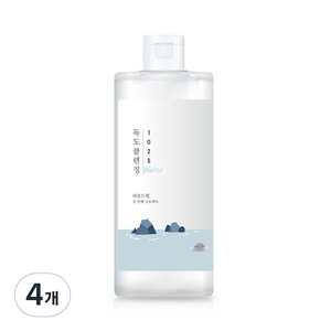 라운드랩 1025 독도 클렌징워터, 400ml, 4개