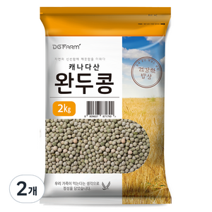 대구농산 완두콩, 2kg, 2개