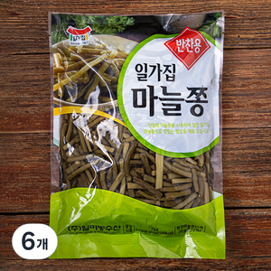 일가집 마늘쫑, 1kg, 6개