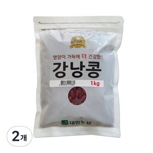 대한농산 강낭콩, 1kg, 2개