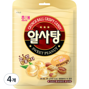 해태제과 알사탕, 126g, 4개