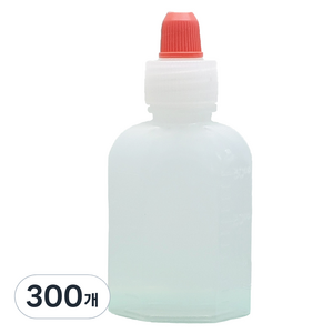 신도공업 일회용 짧은 뚜껑 약병 PE 말랑이 30cc, 300개