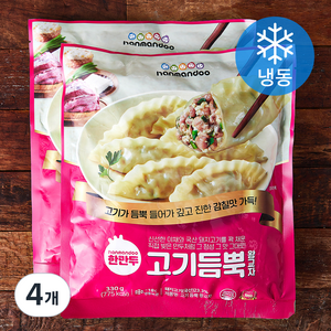 한만두 고기 듬뿍 왕교자 (냉동), 330g, 4개