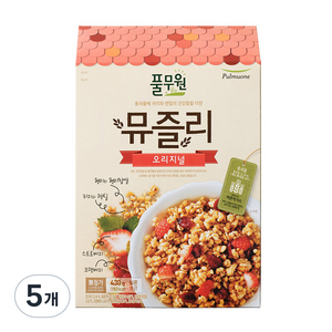 풀무원 오리지널 뮤즐리 시리얼, 430g, 5개