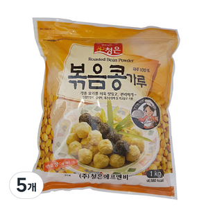 청은에프엔비 볶음콩가루, 5개, 1kg