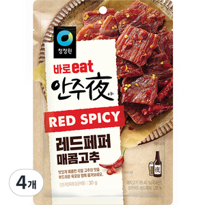 대상 청정원 바로 eat 안주야 레드페퍼 매콤고추, 30g, 4개