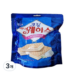 크림 미니 웨하스, 150g, 3개