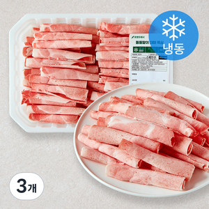 돌돌말이 대패 목심 (냉동), 400g, 3개